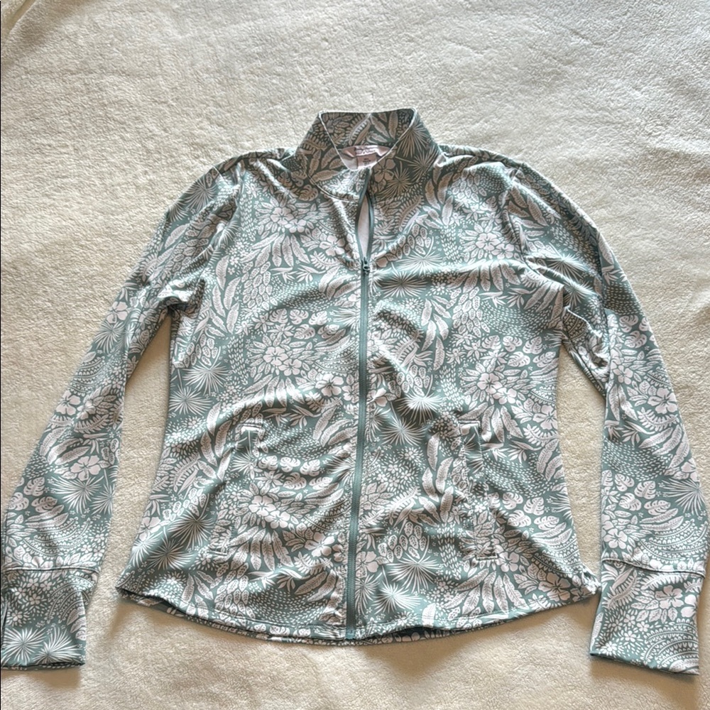Tommy Bahama Golf and Tennis - Green and White Jacket